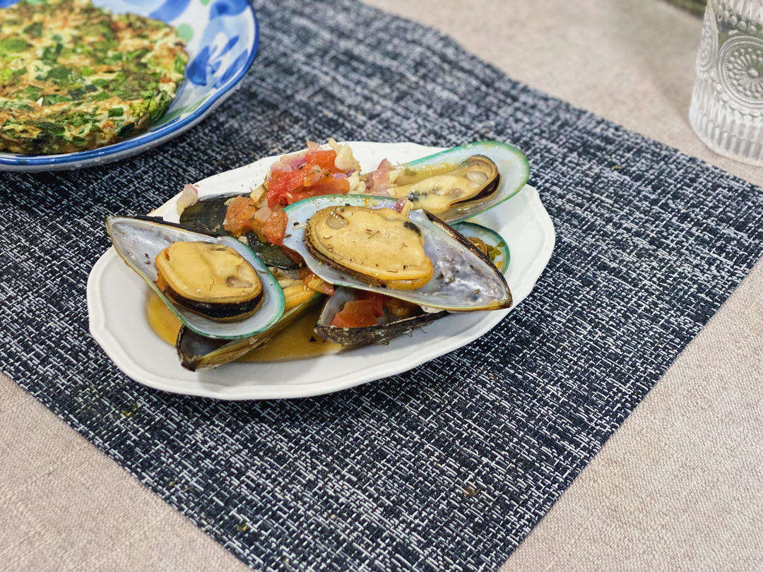 蒜香白酒煮淡菜
