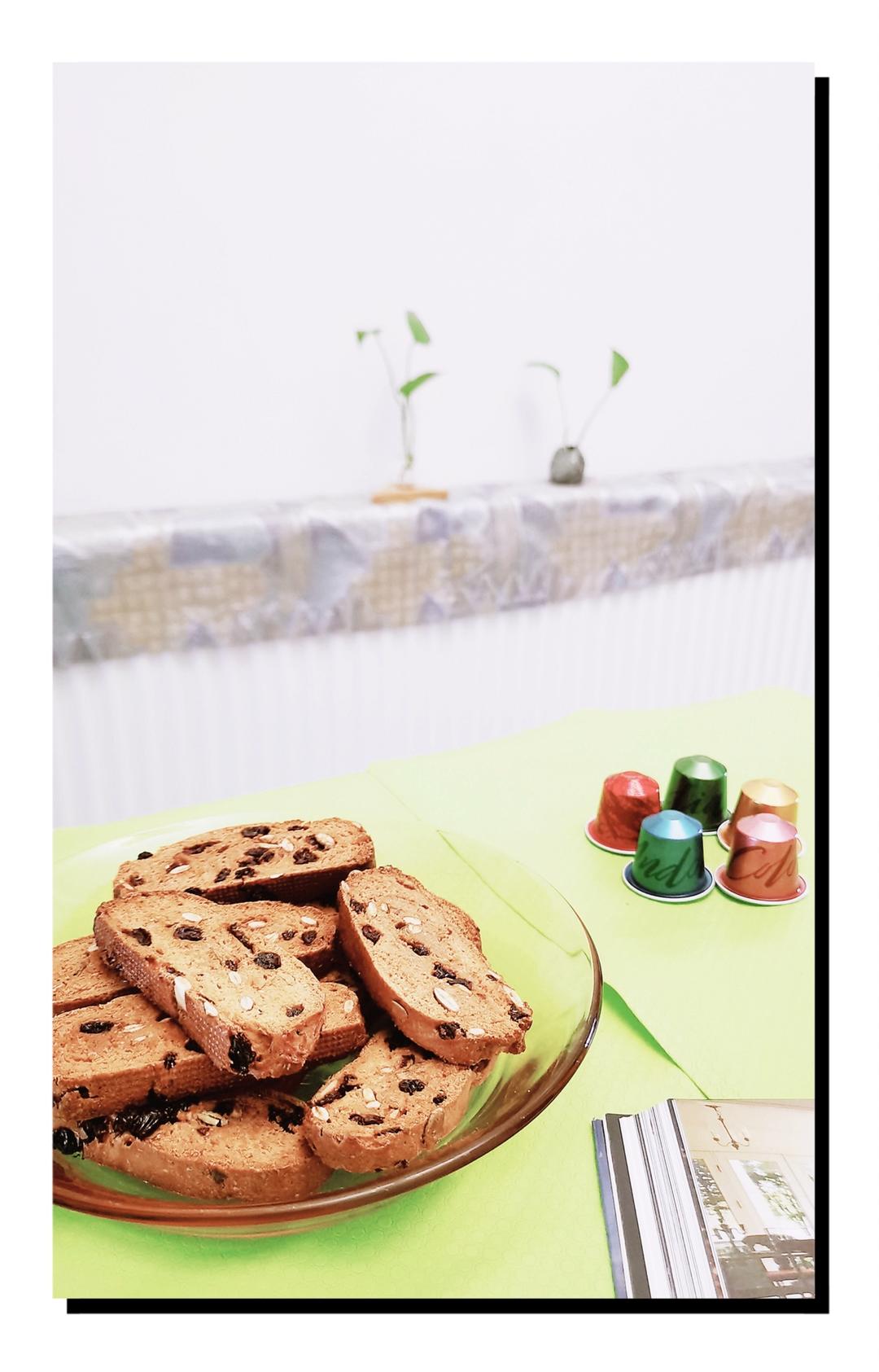 健康低卡又美味，全麦花生意式脆饼