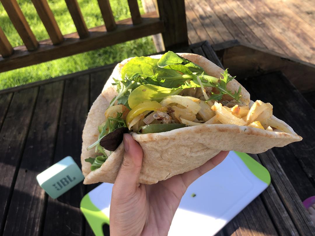 懒人微波炉墨西哥鸡肉/牛肉卷的做法