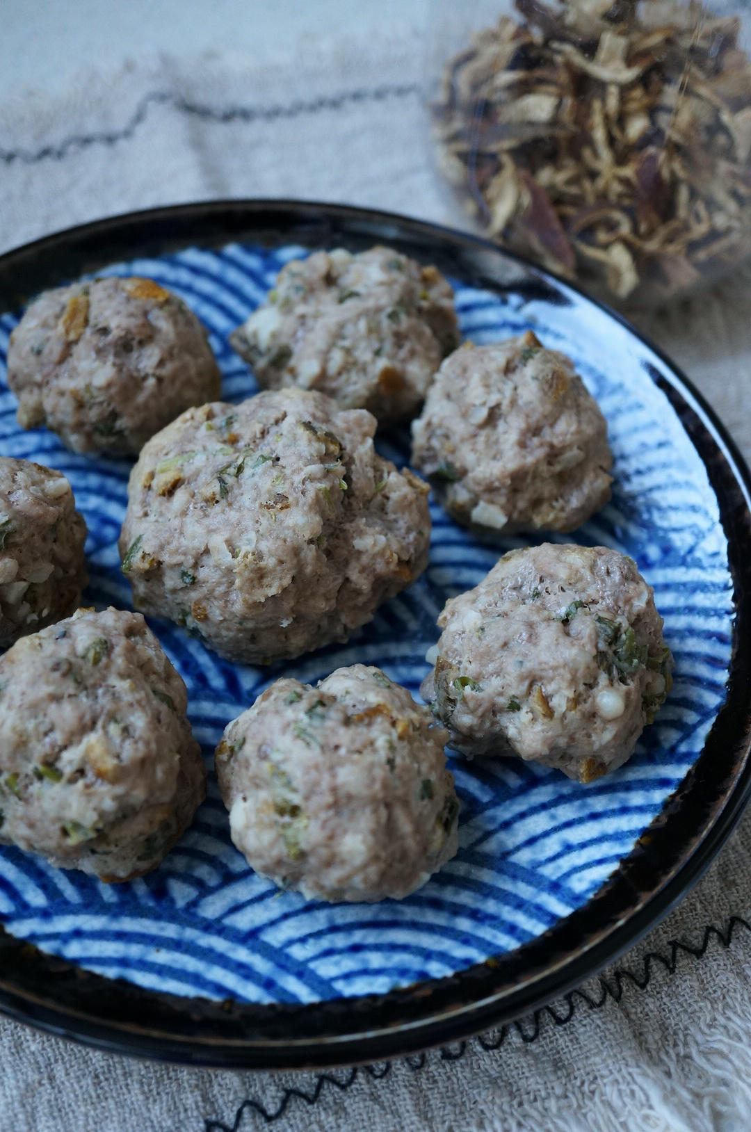 马蹄陈皮牛肉球