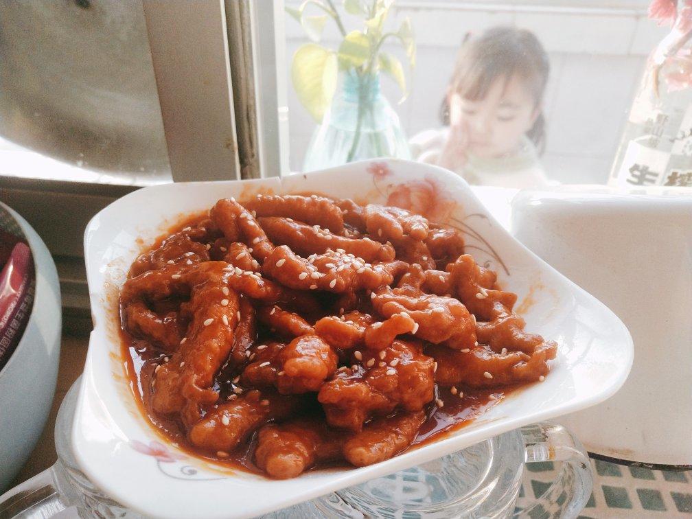 糖醋里脊（鸡肉版）