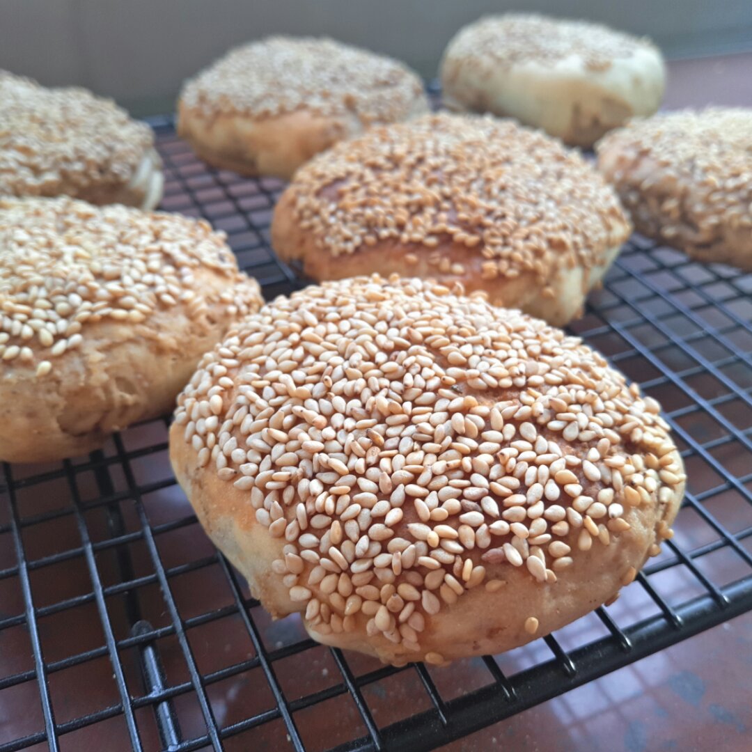 烤箱版麻酱烧饼