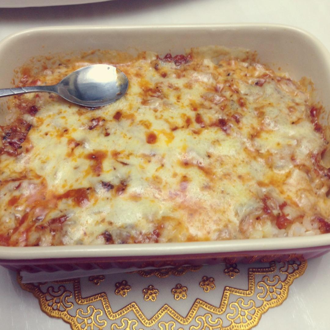 芝士肉丸焗饭