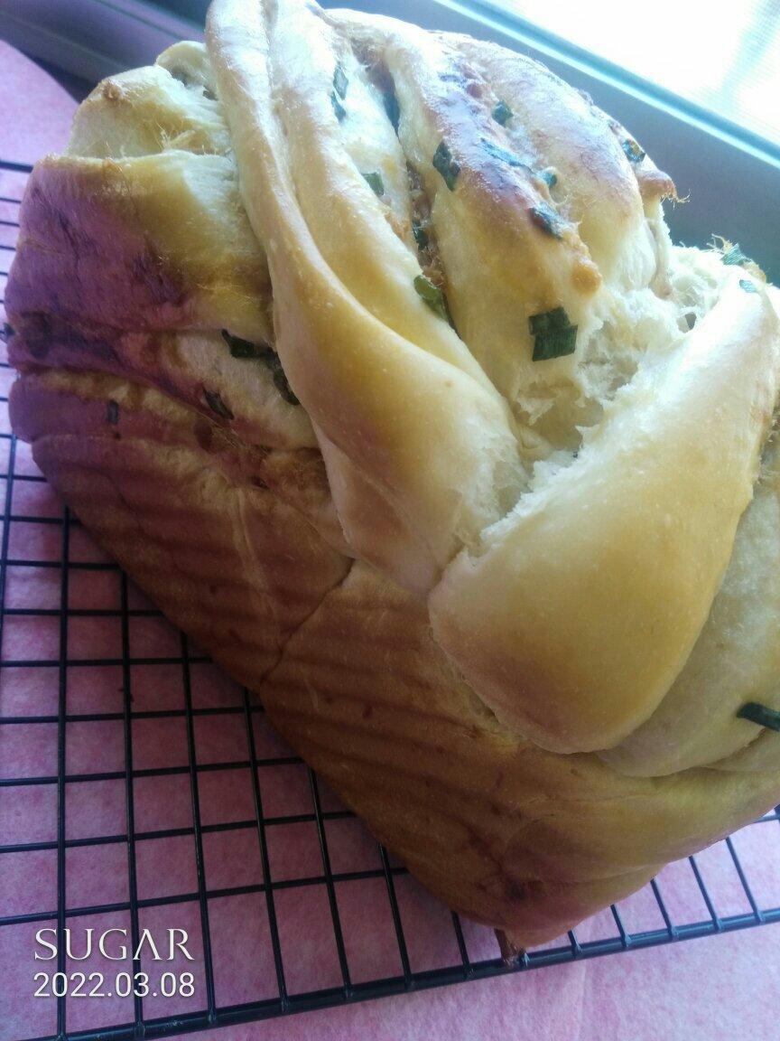 香葱肉松手撕吐司