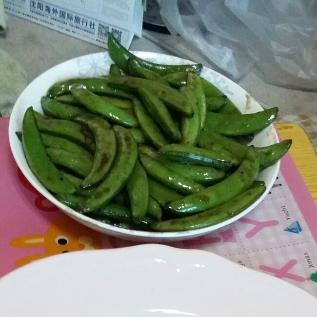清炒甜豆