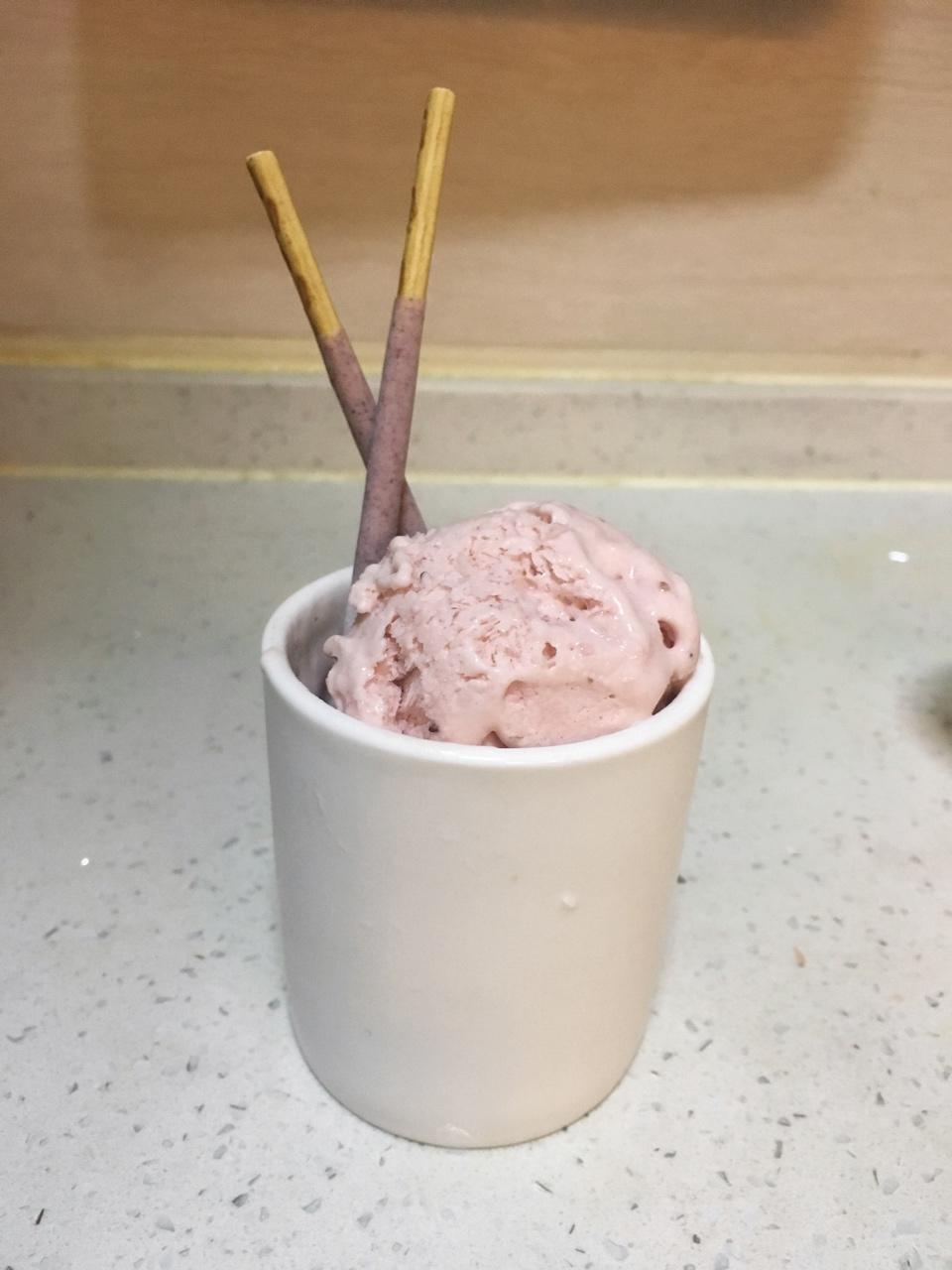 【菓子学校】草莓牛奶冰淇淋