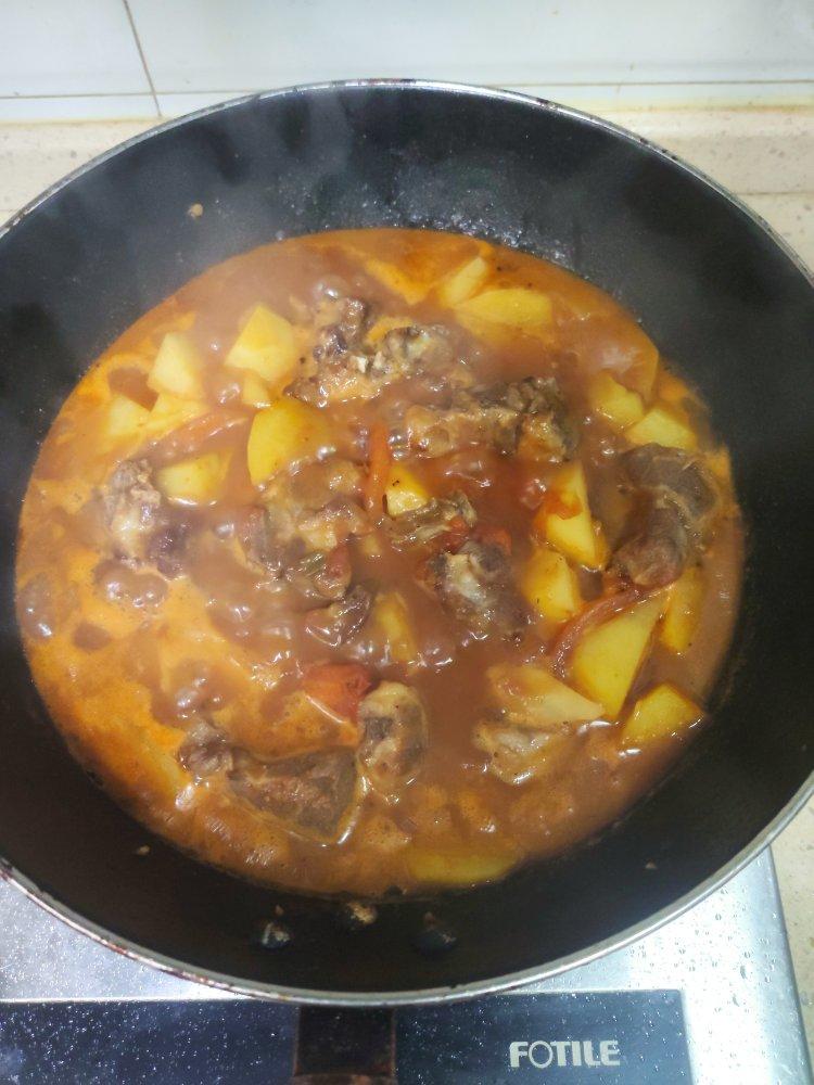 土豆番茄烧排骨