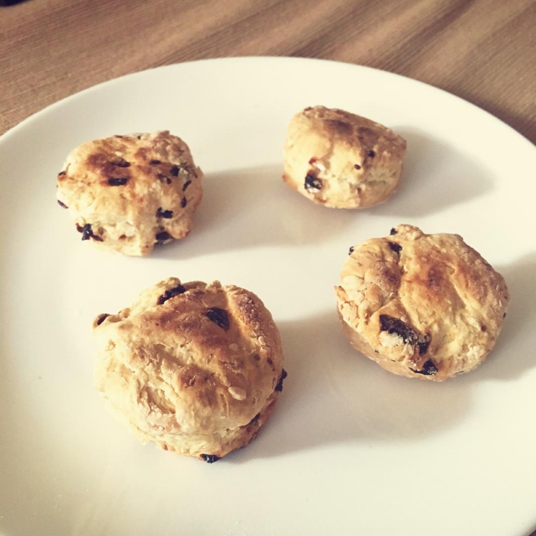 无蛋奶版蔓越莓司康