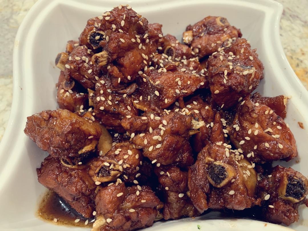 糖醋排骨/糖醋小排（不放油）（12345口诀做出正宗上海本帮）