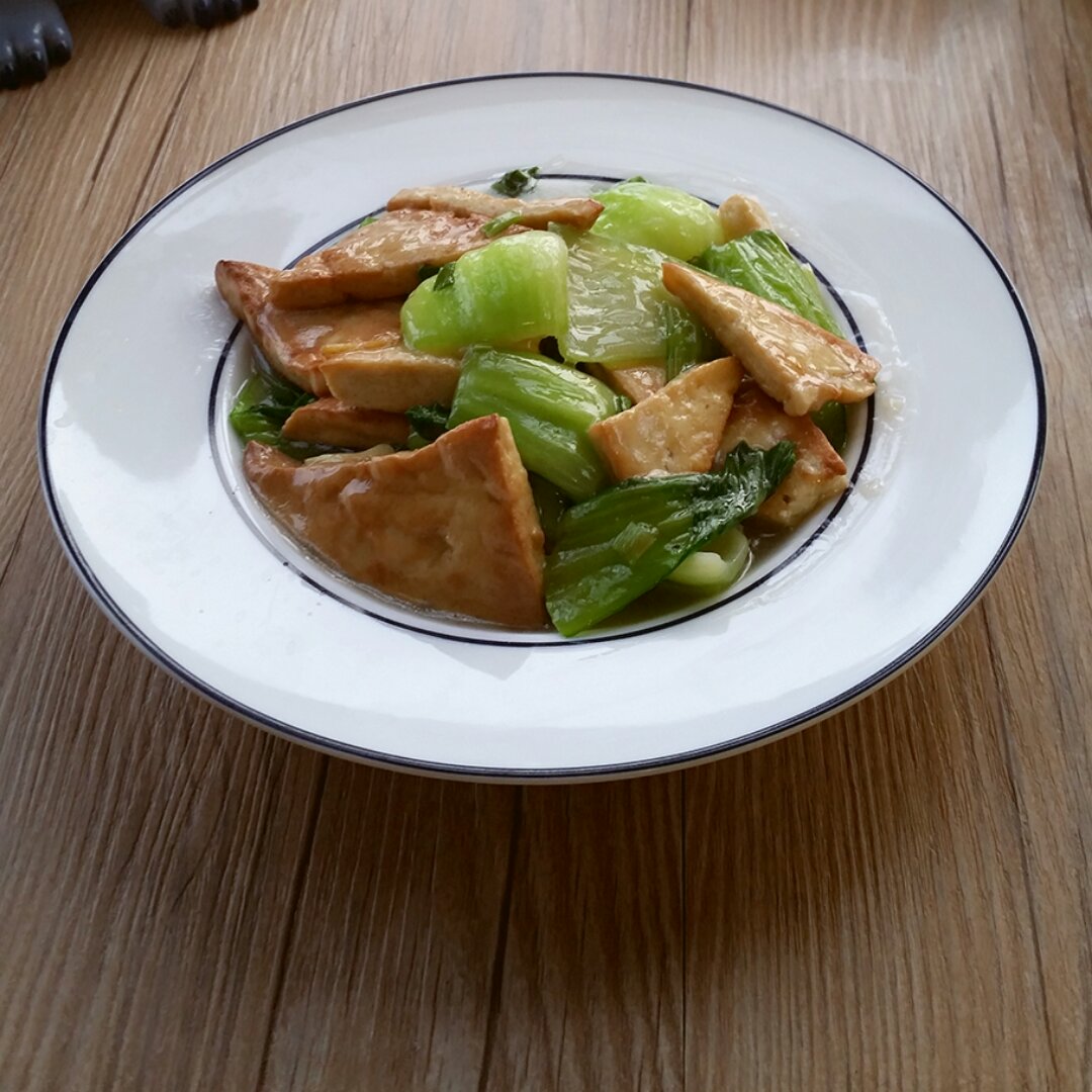 青菜烩豆腐