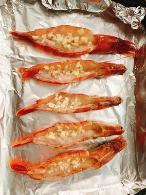 快手10分钟芝士烤大虾之阿根廷红虾的做法 步骤7