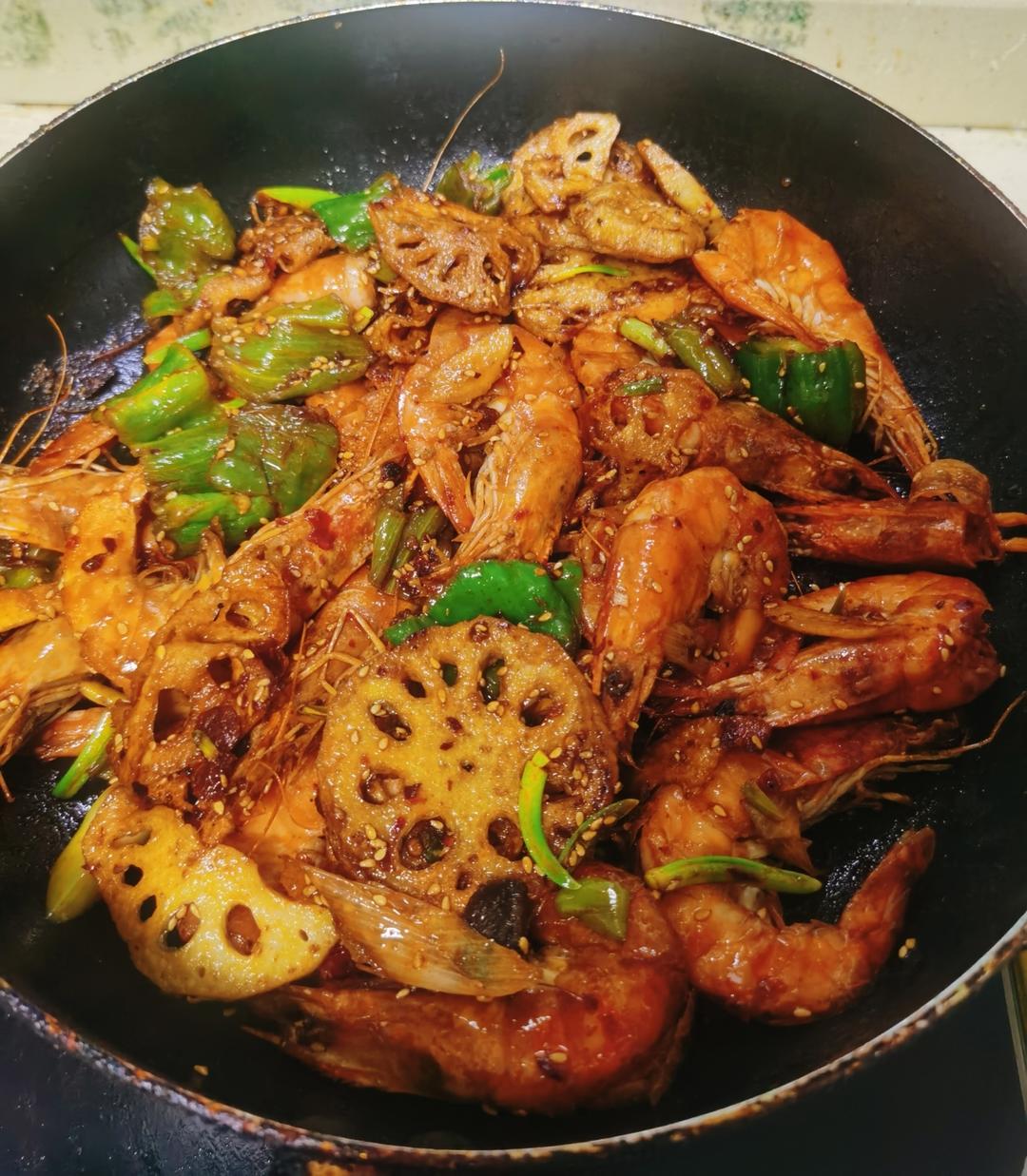 干锅香辣虾