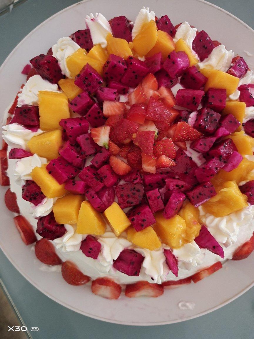 草莓奶油🍓裸蛋糕 | 仙女🧚最爱 | 无需抹面技巧