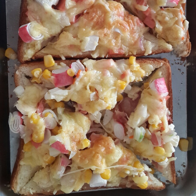 微波炉土司披萨