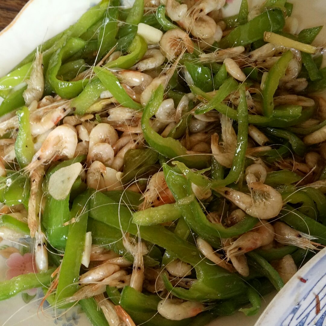 尖椒炒小虾