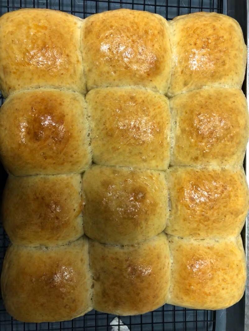 无需面包机🌸徒手揉面☞酸奶紫薯小餐包