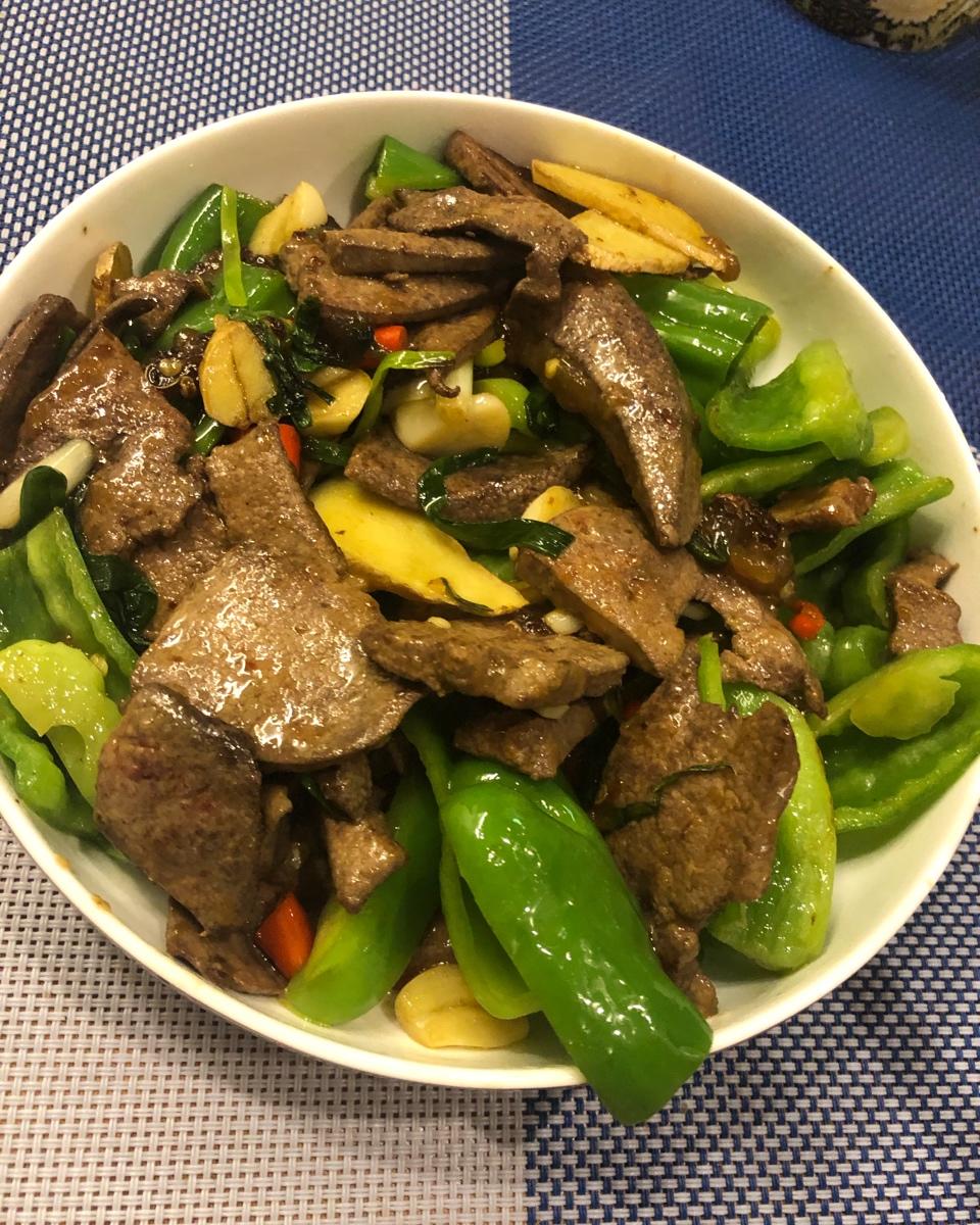 嫩炒猪肝