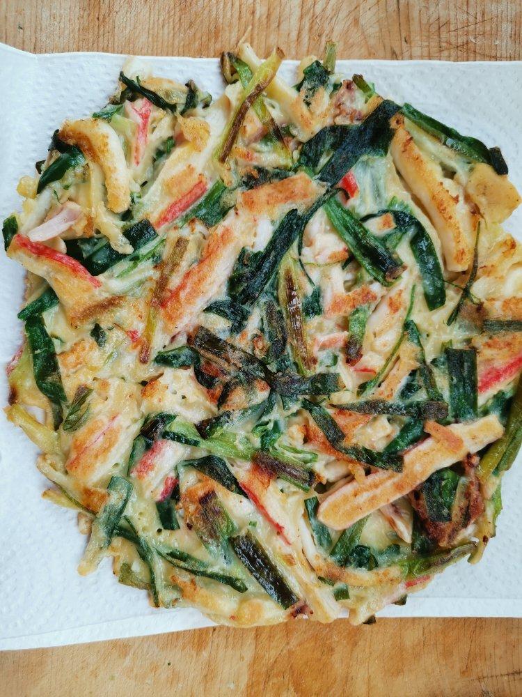 海鲜葱饼-超简单【仰望美食】