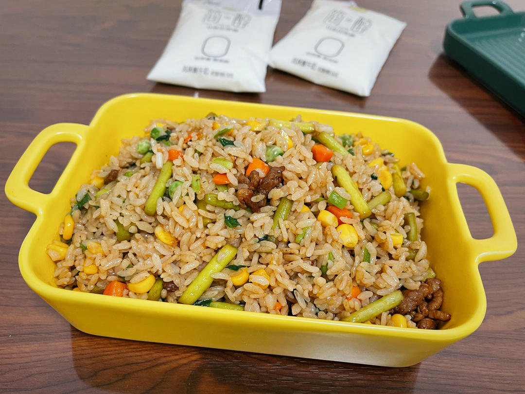 蒜苔肉末炒米超好吃