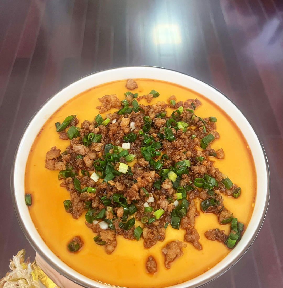 比布丁还要嫩！巨好吃又营养的肉末水蒸蛋