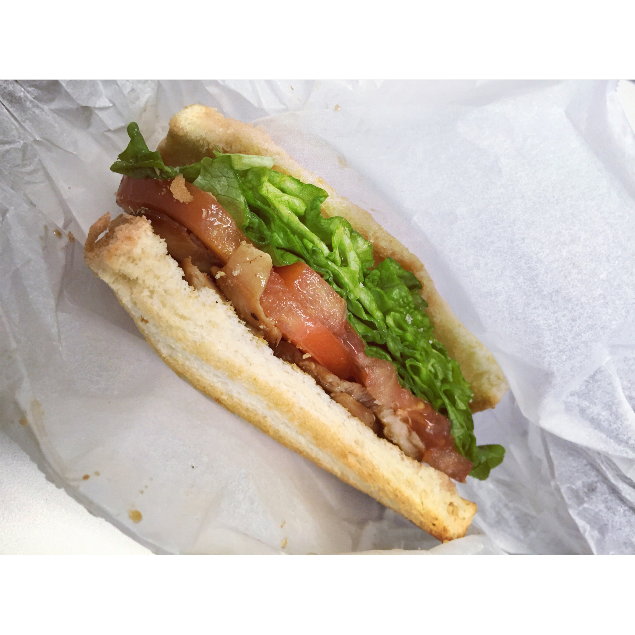 黑椒鸡排三明治