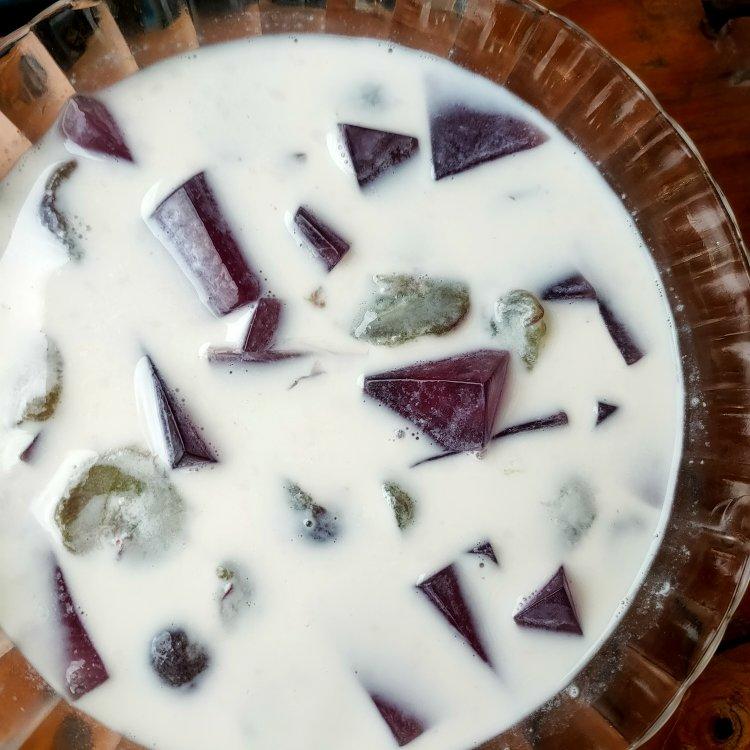 多肉葡萄冻撞奶🍇-「简单做法」0失败