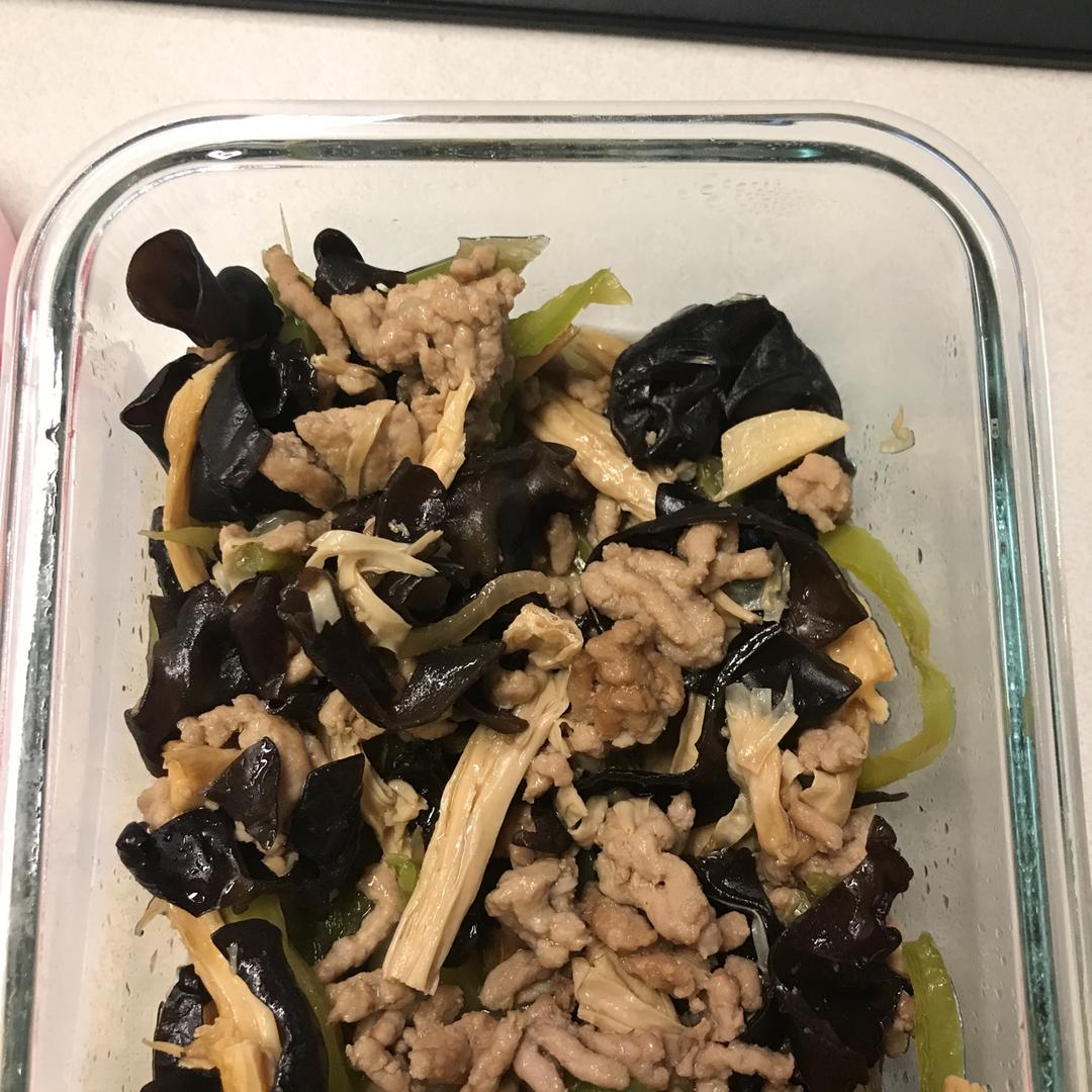 肉末腐竹炒尖椒