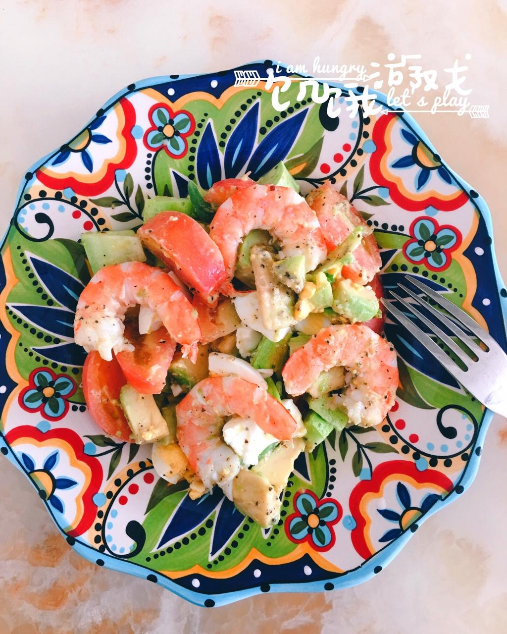 【减脂小厨房】牛油果沙拉