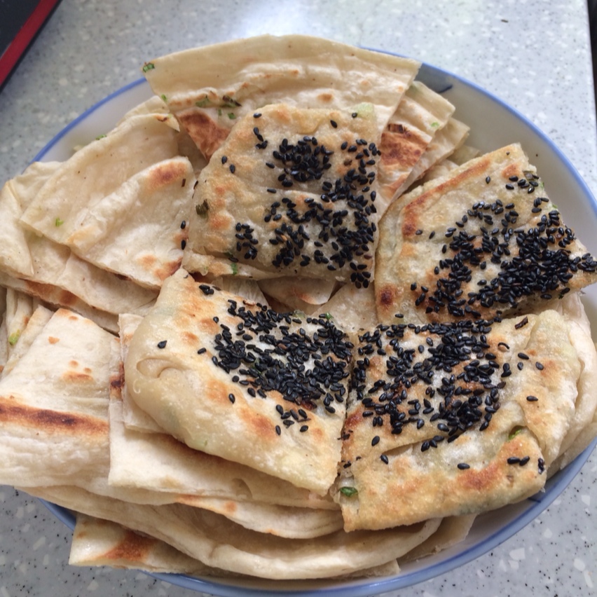 葱香发面饼