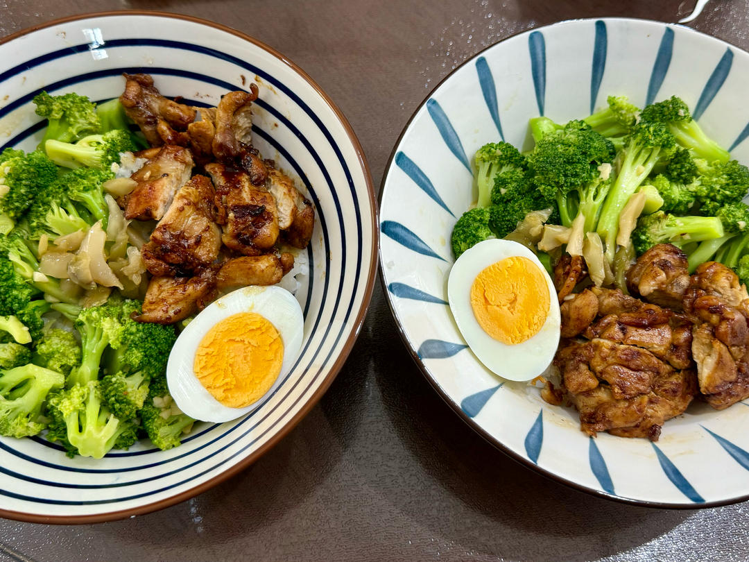 不放一滴油的照烧鸡腿饭