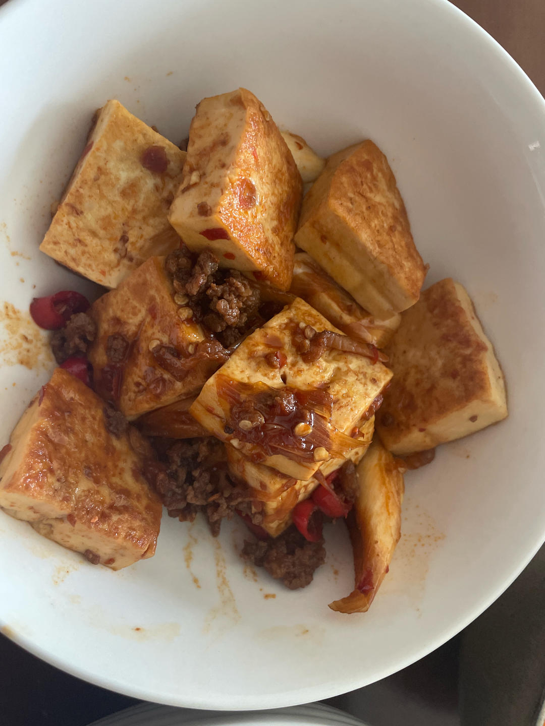 家常葱烧豆腐
