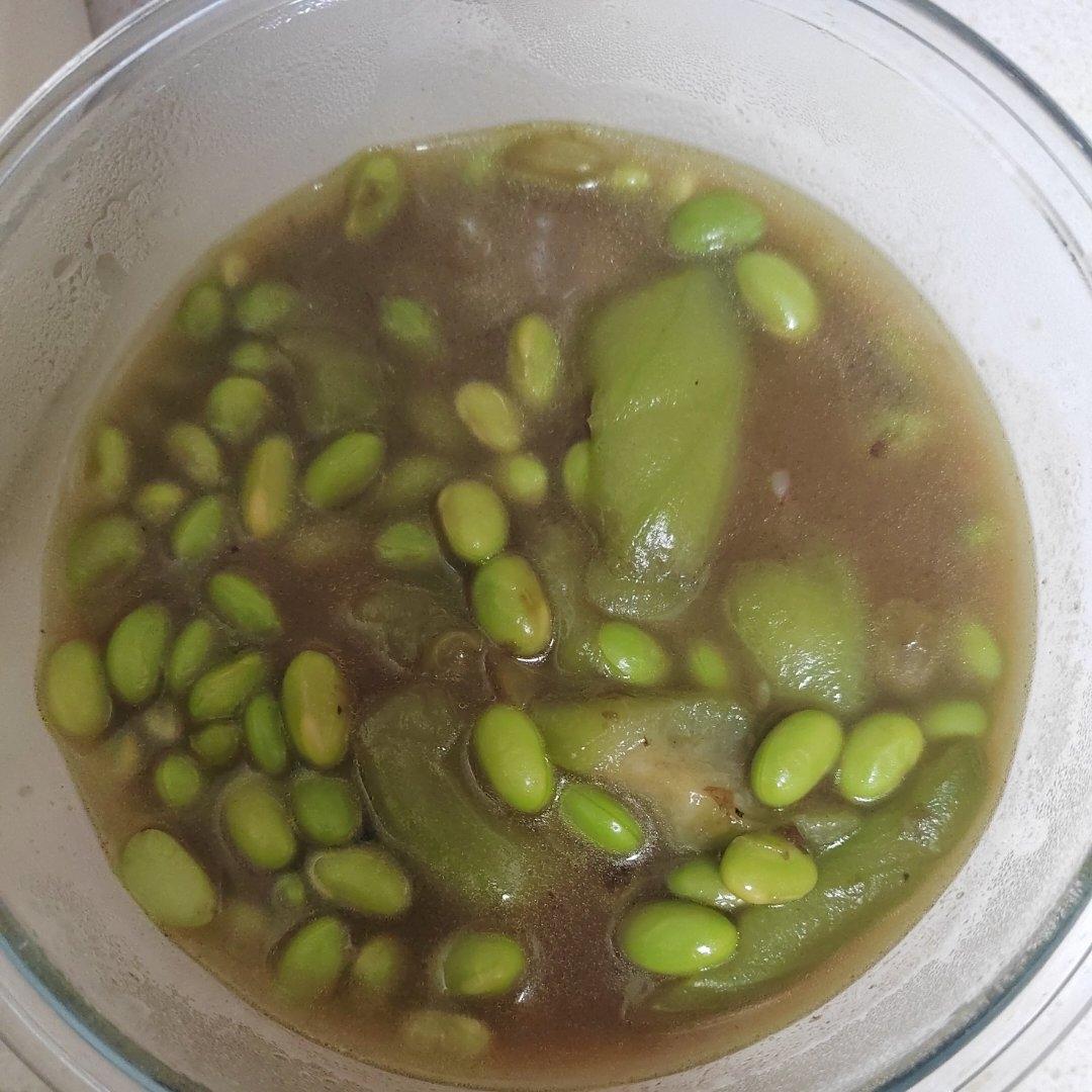 丝瓜炒毛豆