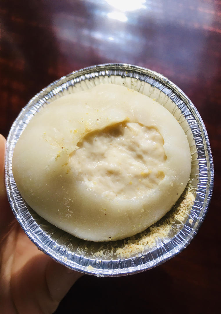 豆香浓郁💯皮薄馅大，超好吃的豆乳雪媚娘