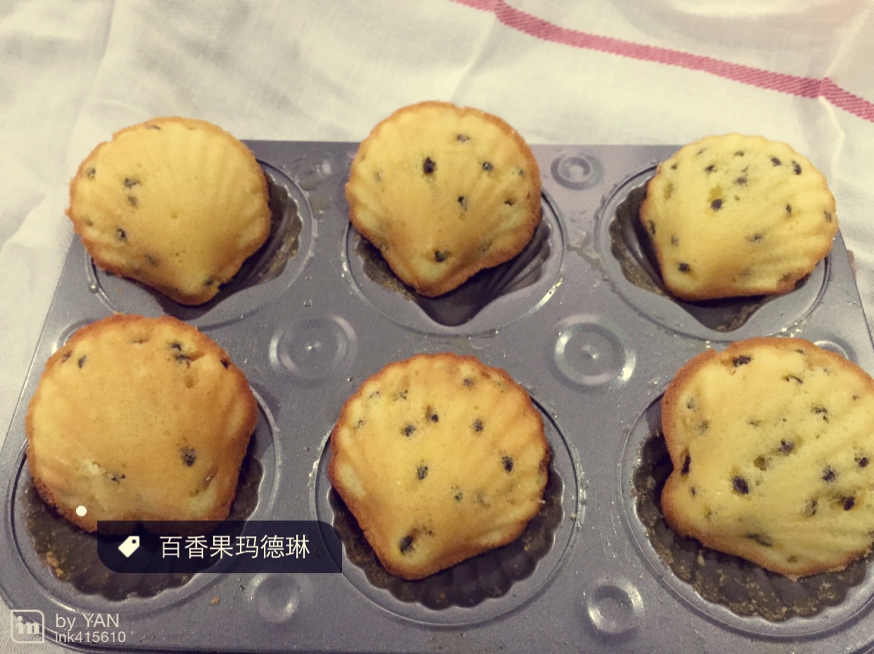 百香果玛德琳【长帝e.Bake互联网烤箱-CRDF30A试用报告】