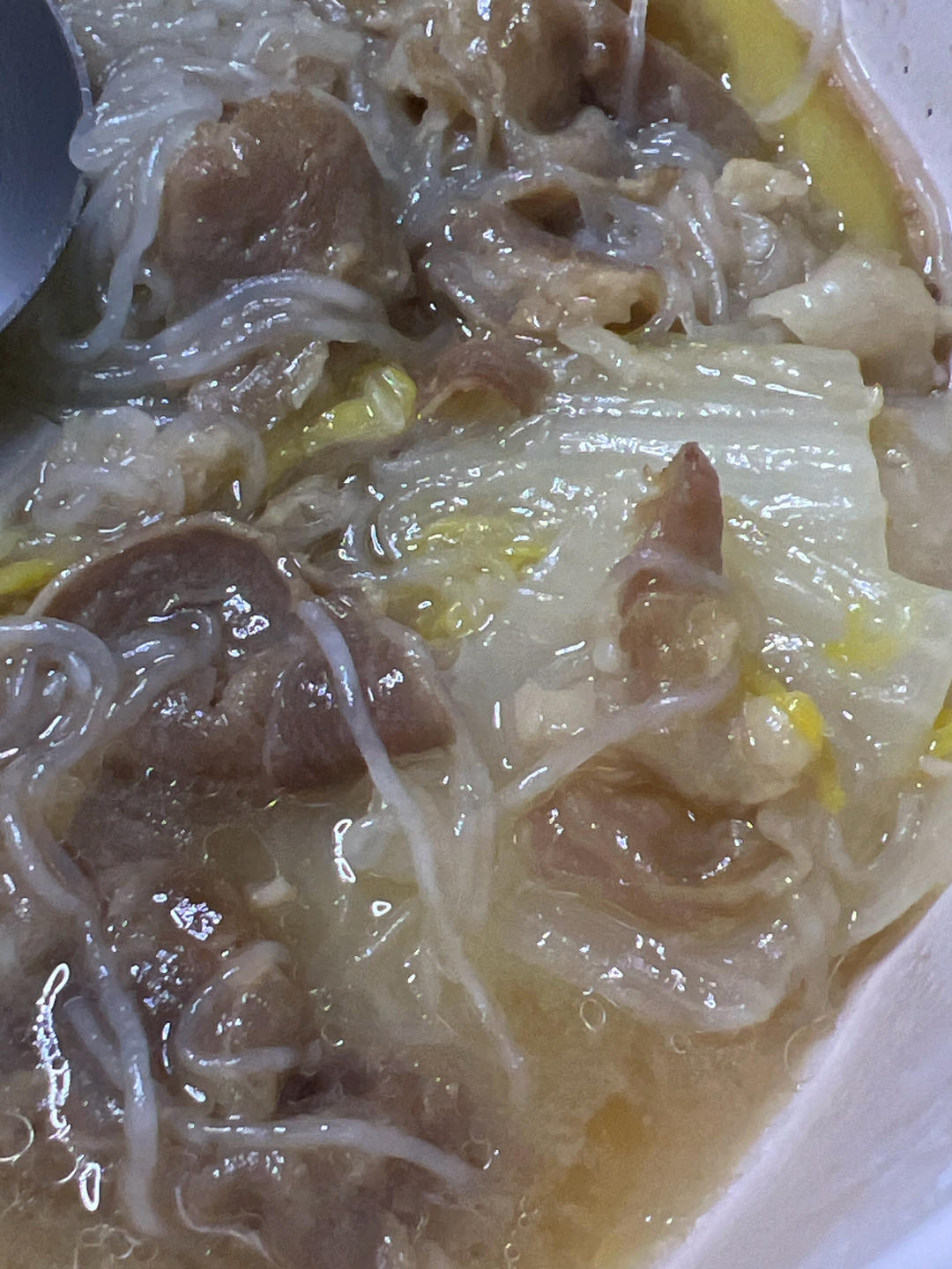 白菜粉丝羊肉汤