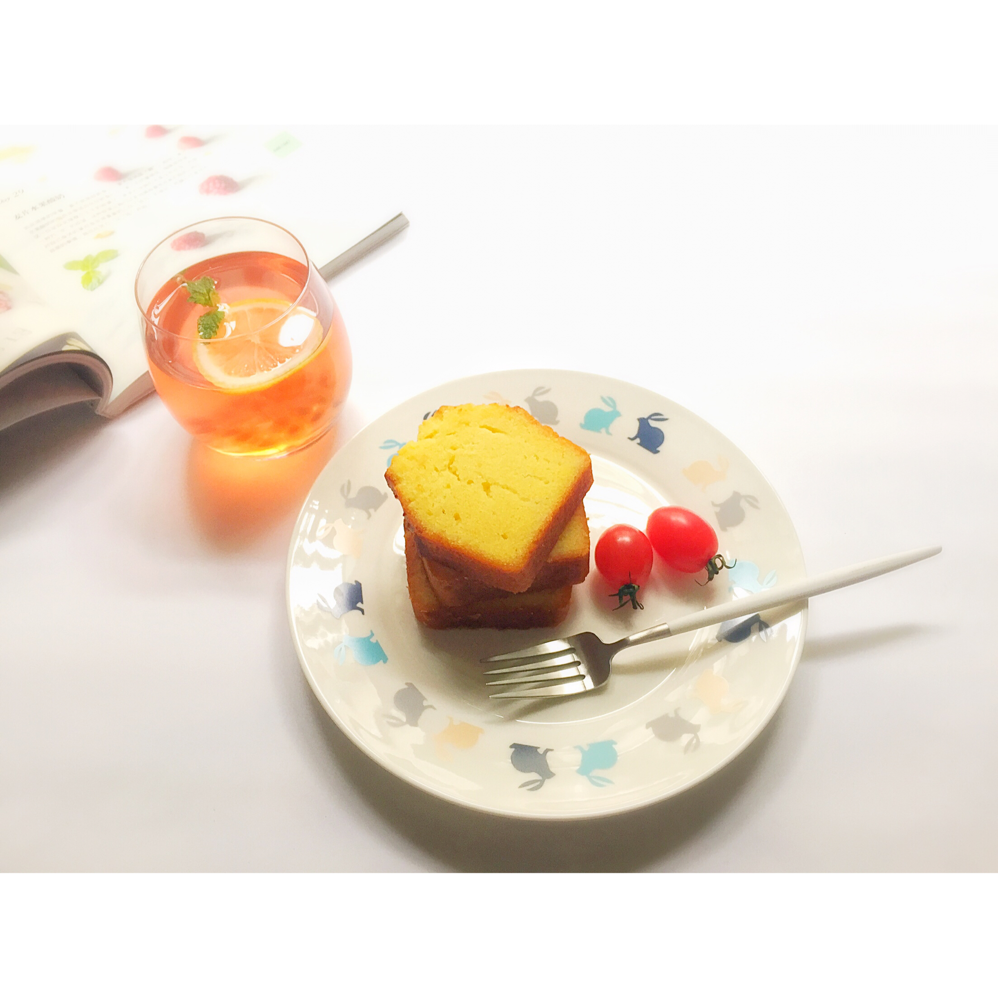 轻盈百香果磅蛋糕