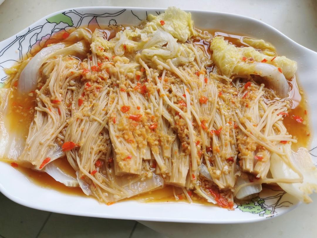 蒜蓉粉丝娃娃菜