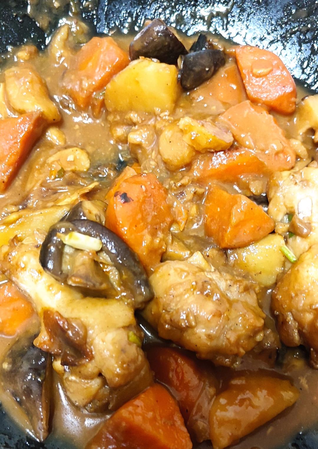 家常版三汁鸡翅焖锅