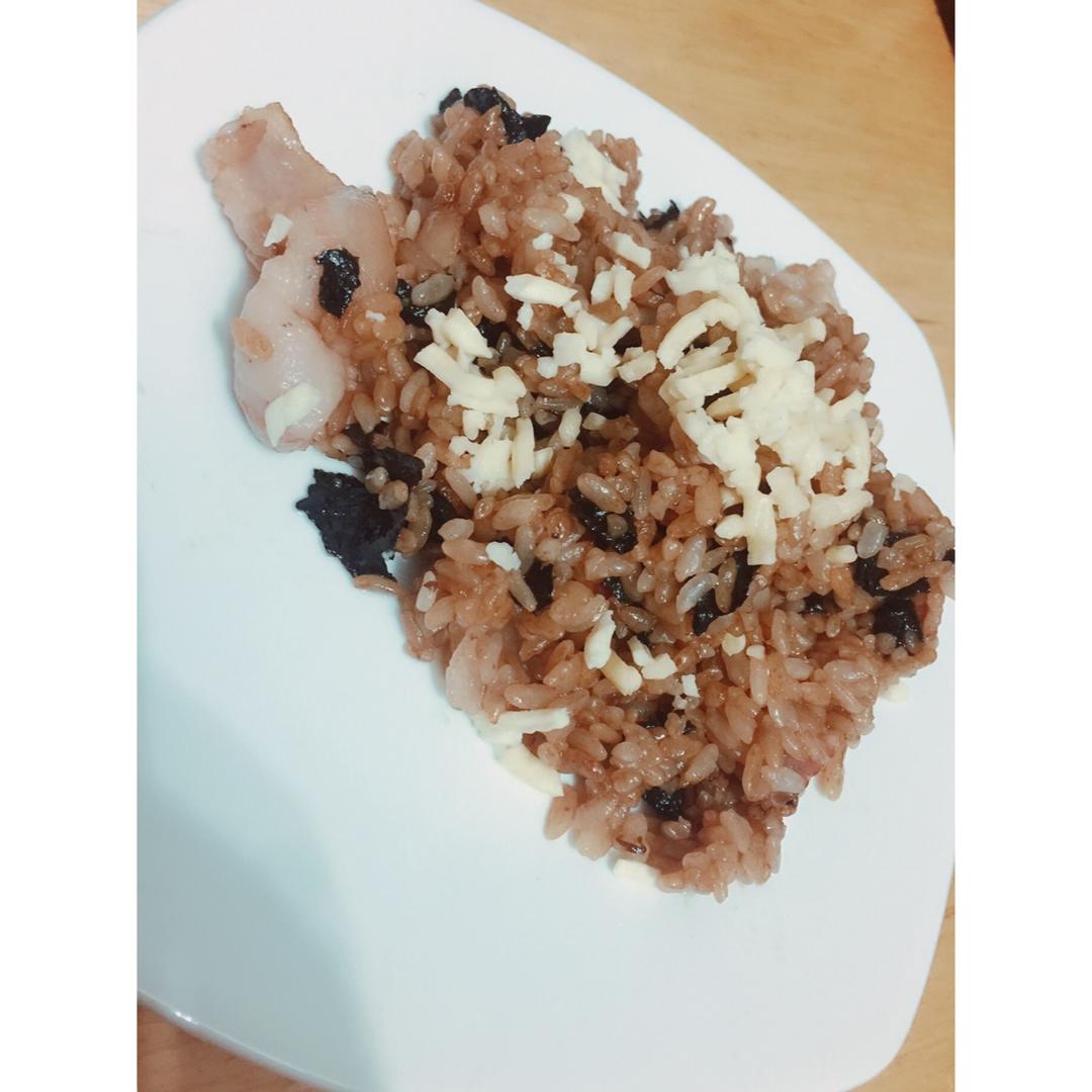 韩式海苔芝士炒饭