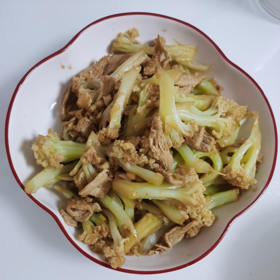[新手绝不失败]菜花炒肉