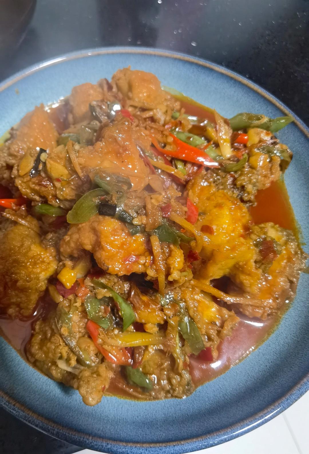 🔥家庭版红烧鱼，香辣开胃，简单又好吃❗️