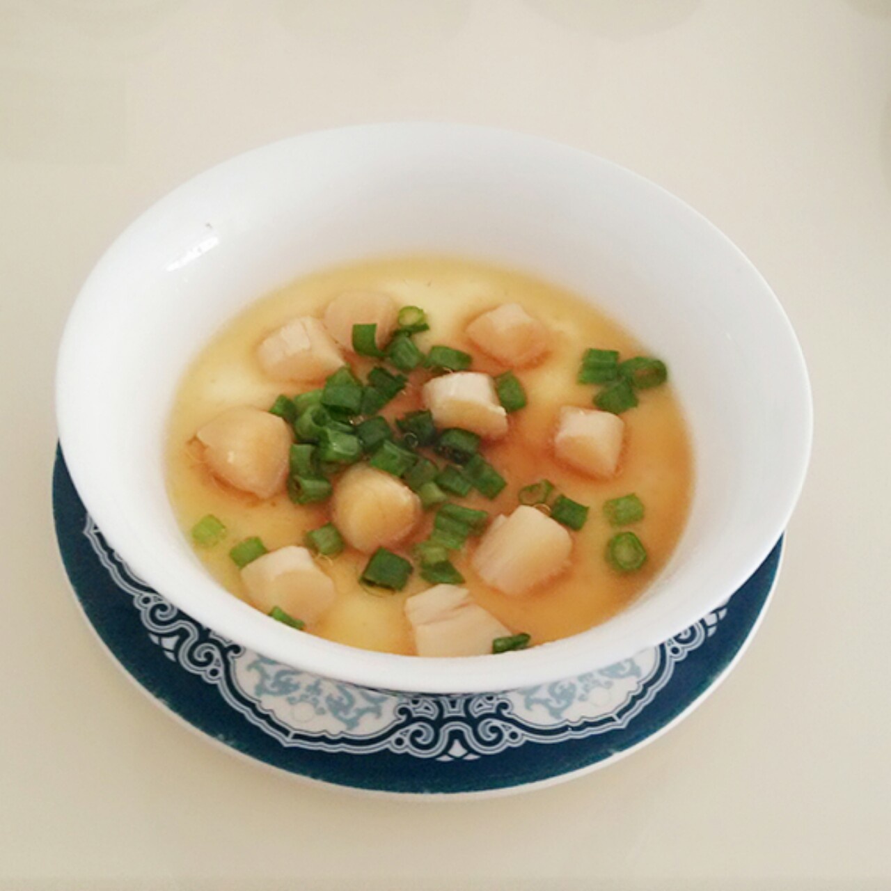 瑶柱蒸水蛋