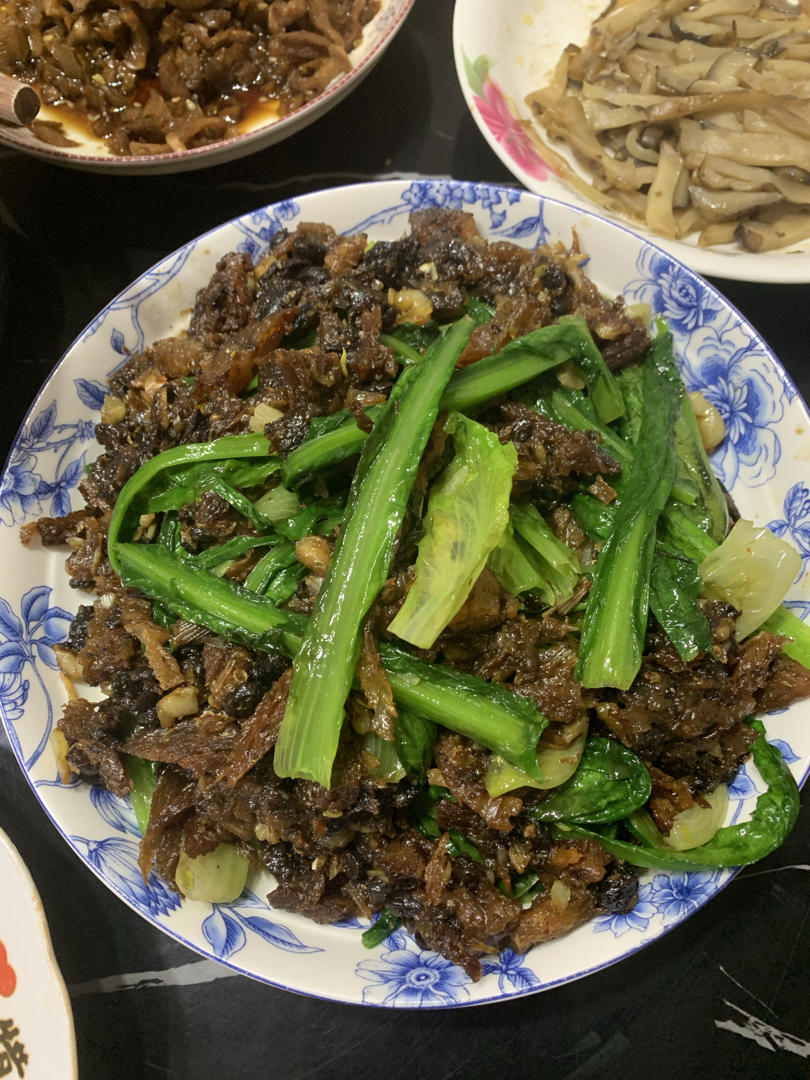 豆豉鲮鱼油麦菜
