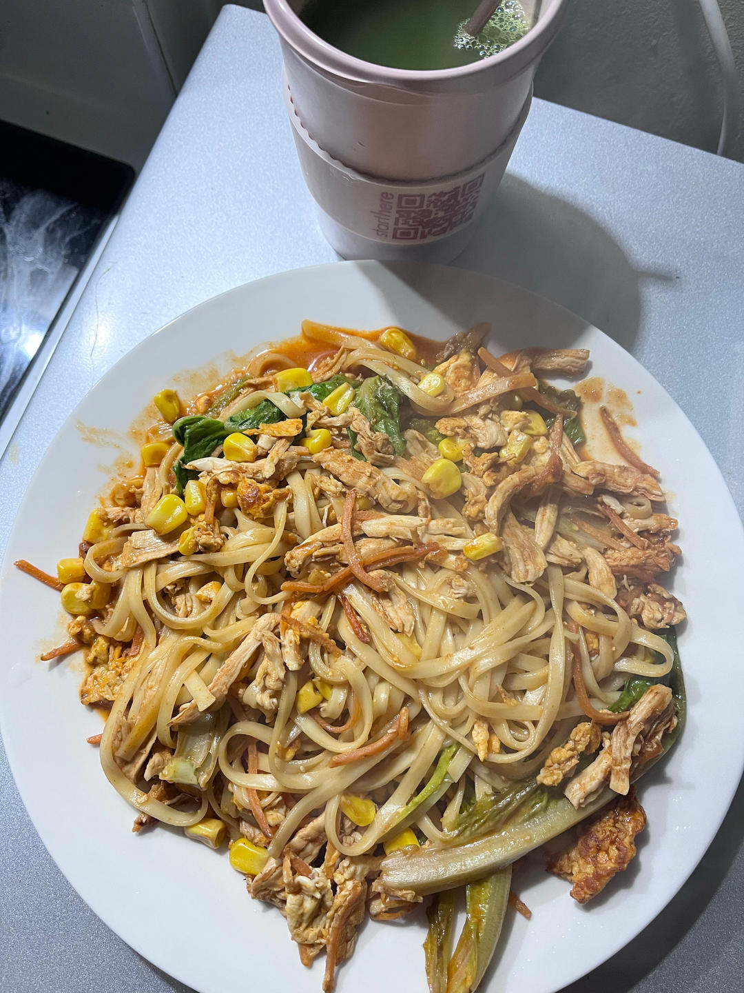 韩式辣酱炒面（口味偏辣）