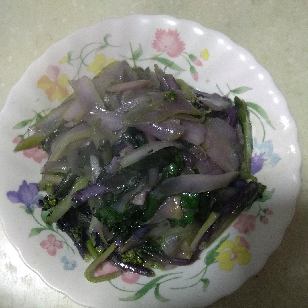 清炒红油菜