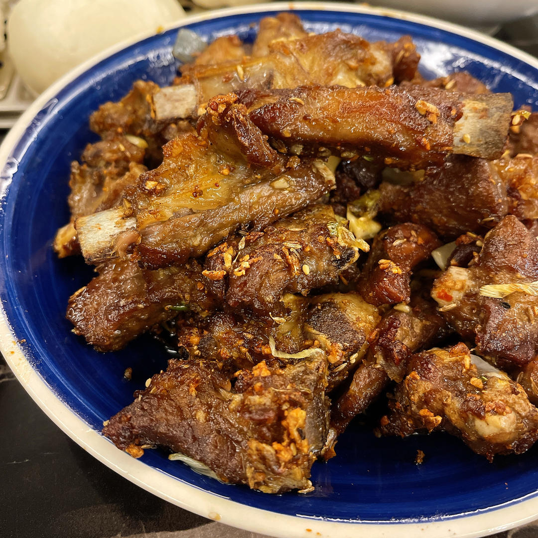 🐑冬至节吃羊肉之：蒜香孜然羊排