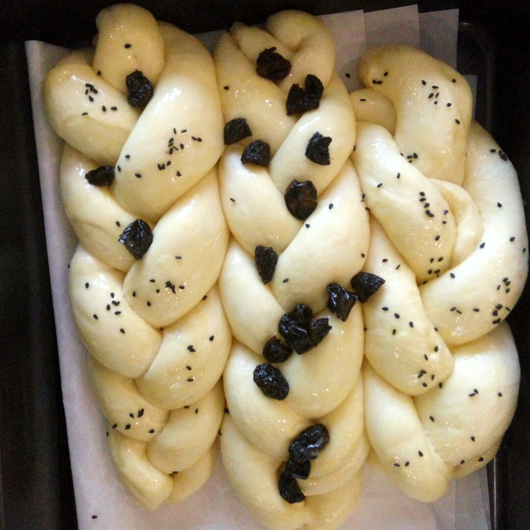 酸奶辫子面包（一次发酵）