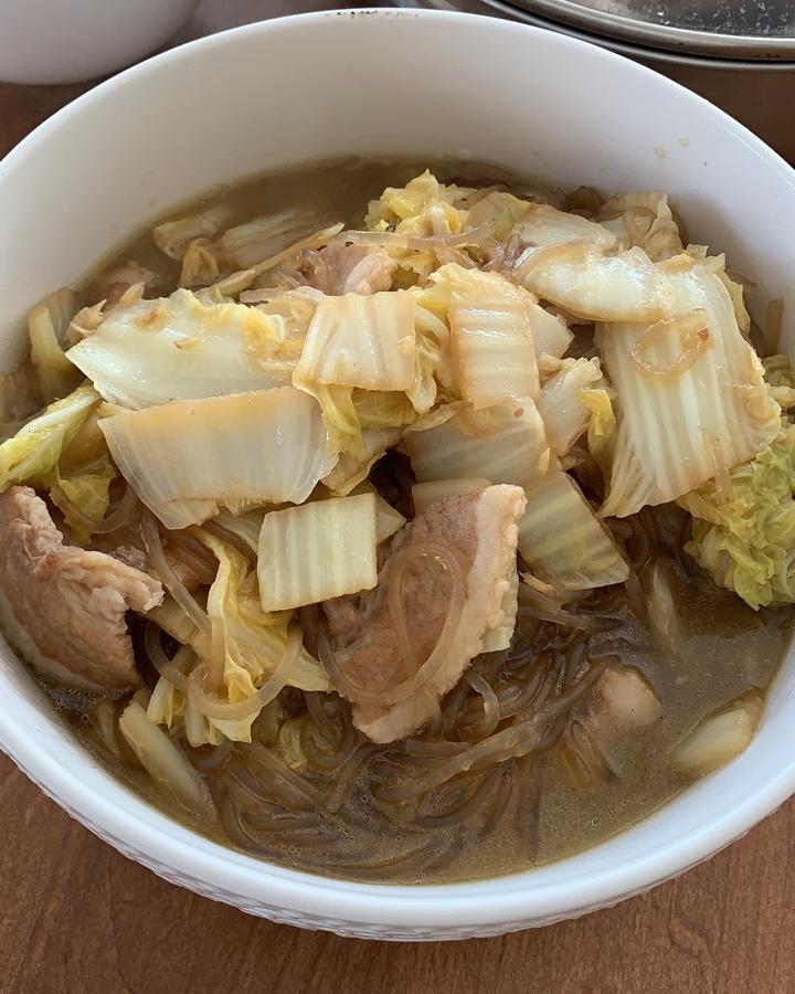 猪肉白菜炖粉条