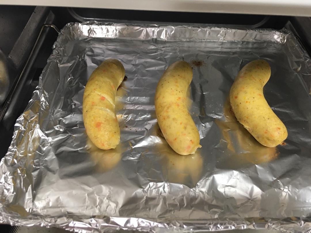 鸡肉胡萝卜玉米儿童脆皮肠(快手版)