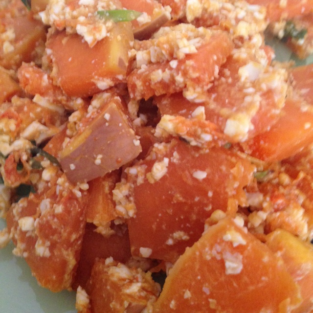 咸蛋焗南瓜（全蛋版）